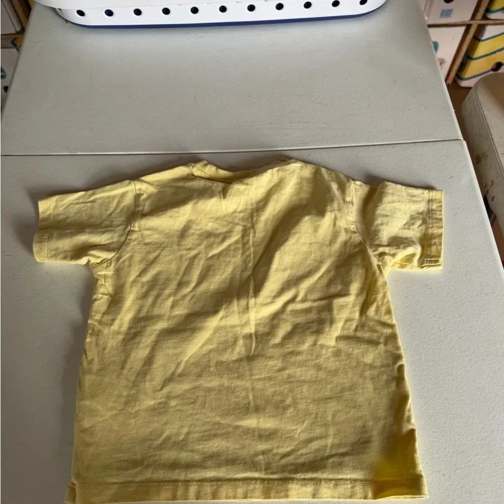 Zara Sunny Yellow Kids Tee with Pocket - Picture 4 of 4